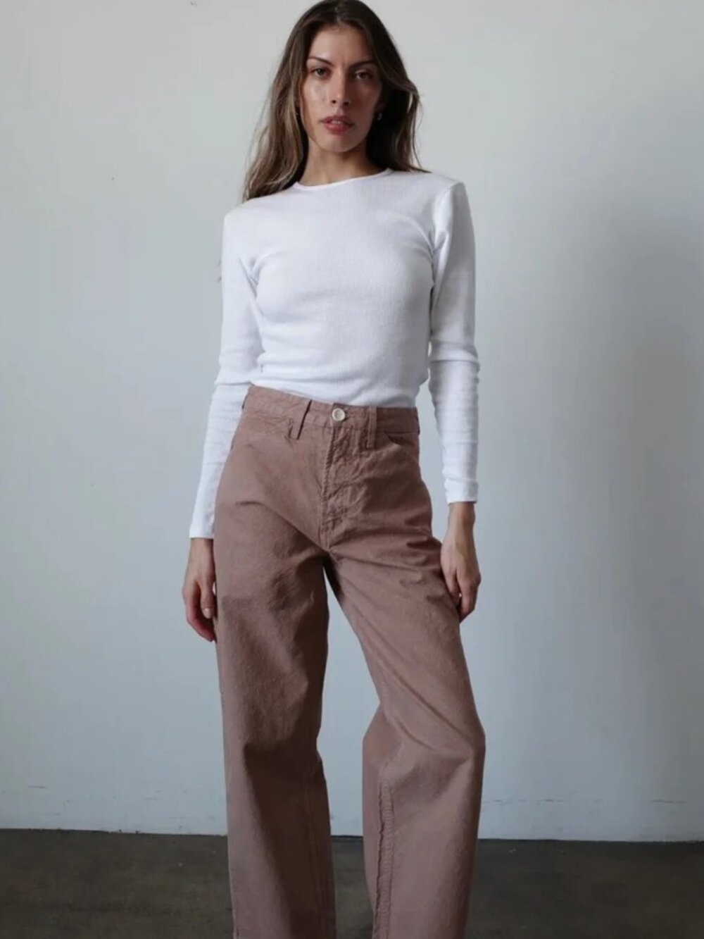 ROAM Wide-Leg Isa Pant in Clay (29)
